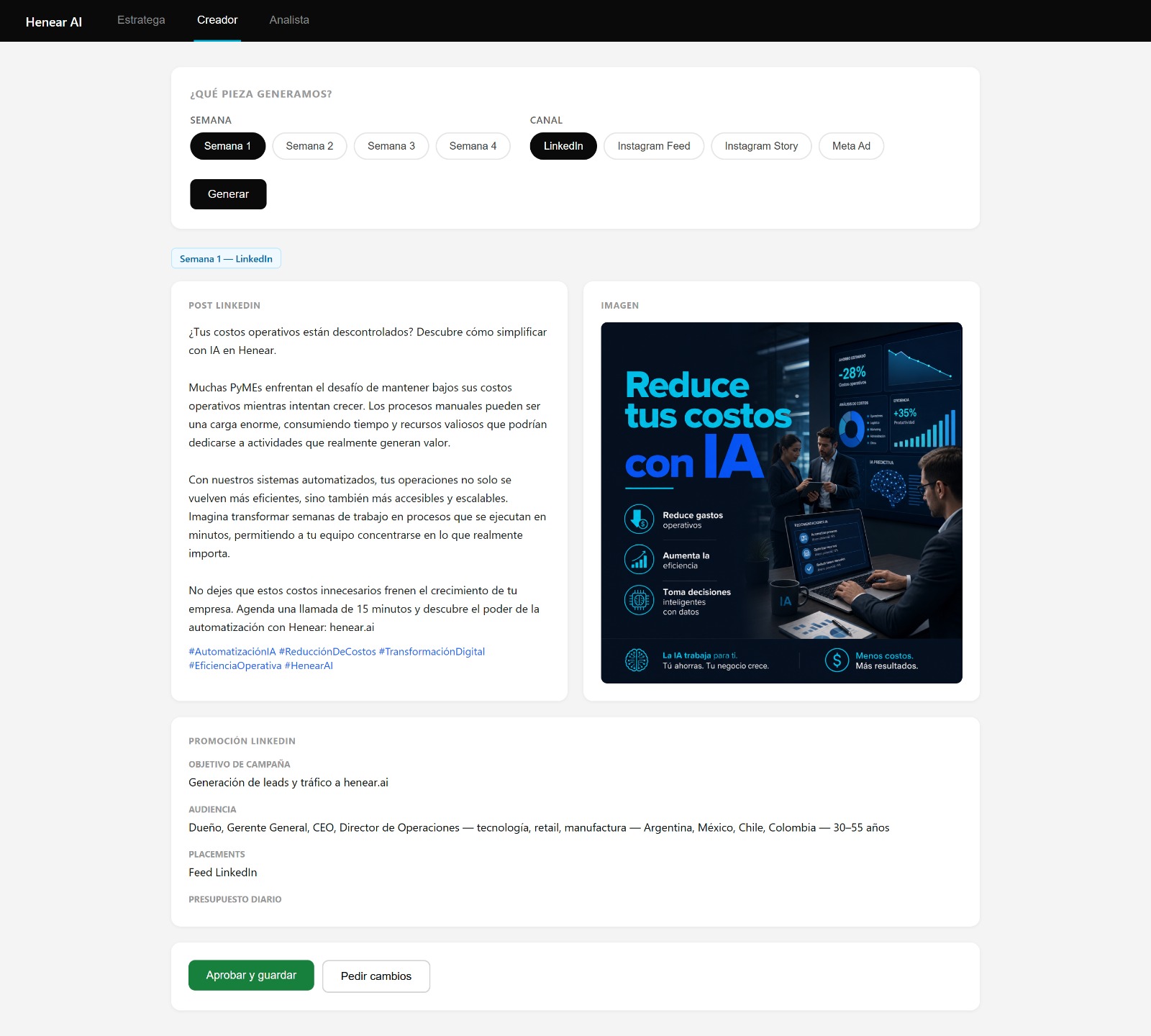 Henear Marketing Agent